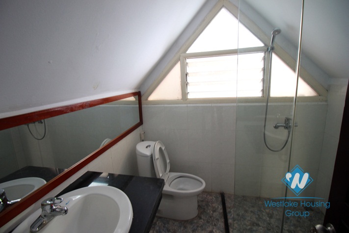 Nice french-designed house for rent near Xuan Dieu street, Tay Ho, Hanoi